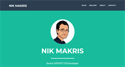 Desktop Screenshot of nikmakris.com